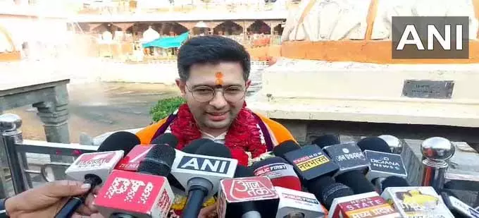 राज्यसभा सांसद राघव चड्ढा बोले राज्यसभा सांसद राघव चड्ढा बोले
