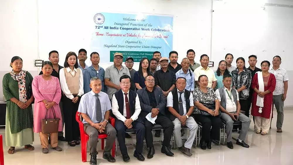 Nagaland राज्य सहकारी संघ ने सहकारी सप्ताह मनाया Nagaland राज्य सहकारी संघ ने सहकारी सप्ताह मनाया