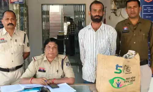 जगदलपुर में गांजा सप्लाई करने वाला गिरफ्तार, रेलवे स्टेशन के समीप पकड़ा गया तस्कर