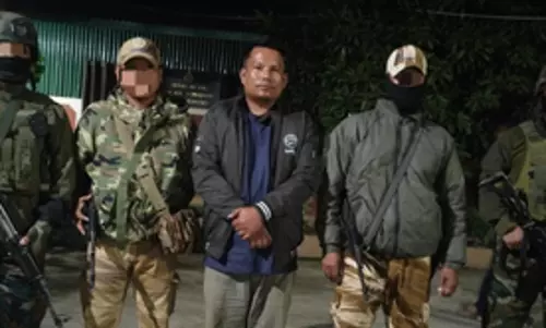 असम राइफल्स ने पीपुल्स लिबरेशन आर्मी के सदस्य को मणिपुर से दबोचा