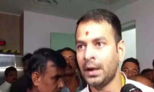 मेरी बहन का अपमान असहनीय है: Tej Pratap मेरी बहन का अपमान असहनीय है: Tej Pratap
