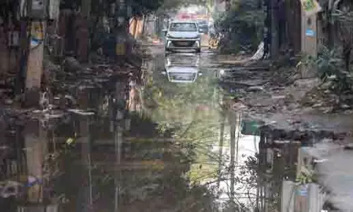 Gurugram: सेक्टर 4 में सीवेज ओवरफ्लो से सड़क पर जलभराव Gurugram: सेक्टर 4 में सीवेज ओवरफ्लो से सड़क पर जलभराव