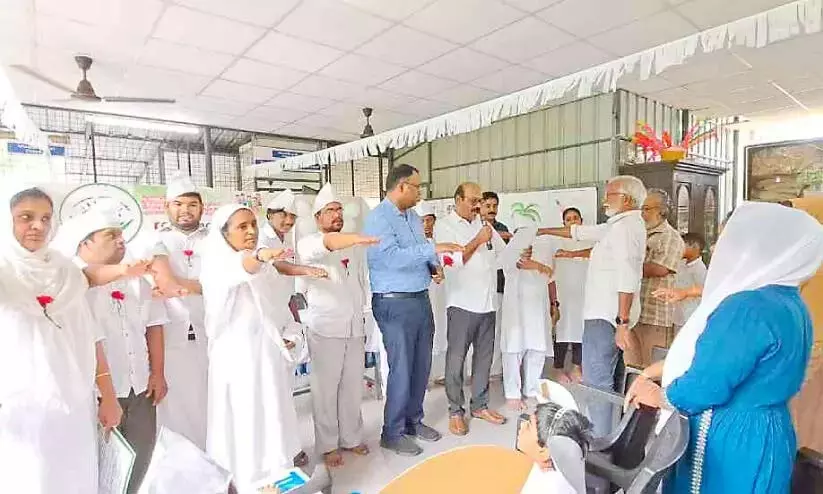 कचरा मुक्त नया केरल; दिव्यांग छात्र भी गतिविधियों में शामिल कचरा मुक्त नया केरल; दिव्यांग छात्र भी गतिविधियों में शामिल