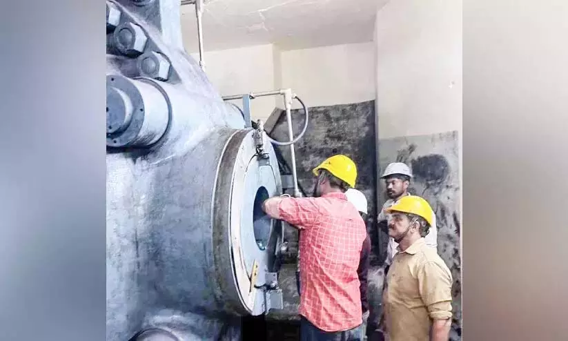 मूलमट्टम पावर प्लांट; बटरफ्लाई वाल्व 1986 से खराब मूलमट्टम पावर प्लांट; बटरफ्लाई वाल्व 1986 से खराब