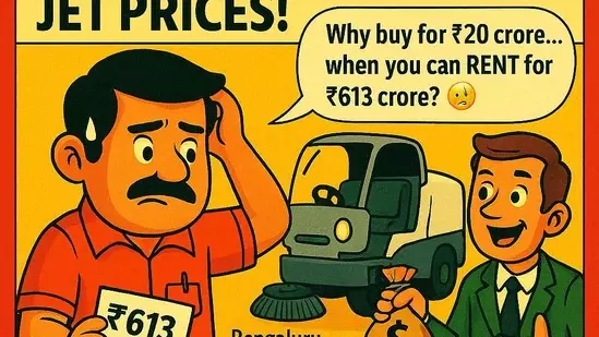 Bengaluru, में सड़क सफाई मशीन किराये पर देने की योजना पर विरोध