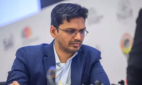 FIDE World Cup : पेंटाला हरिकृष्णा को बाहर का रास्ता दिखाया गया FIDE World Cup : पेंटाला हरिकृष्णा को बाहर का रास्ता दिखाया गया
