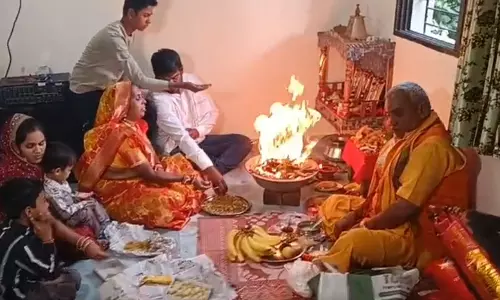 कांदुल गांव में धर्मांतरित परिवार ने की घर वापसी, हवन-पूजन का आयोजन कांदुल गांव में धर्मांतरित परिवार ने की घर वापसी, हवन-पूजन का आयोजन