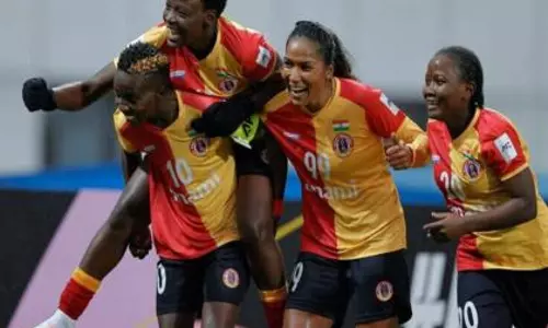 AFC महिला चैंपियंस लीग ग्रुप के पहले मैच में ईस्ट बंगाल ने बाम खातून को हराया AFC महिला चैंपियंस लीग ग्रुप के पहले मैच में ईस्ट बंगाल ने बाम खातून को हराया