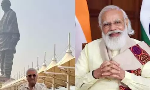 Boney Kapoor ने स्टैच्यू ऑफ यूनिटी दर्शन कर पीएम मोदी की दूरदर्शिता की सराहना की Boney Kapoor ने स्टैच्यू ऑफ यूनिटी दर्शन कर पीएम मोदी की दूरदर्शिता की सराहना की