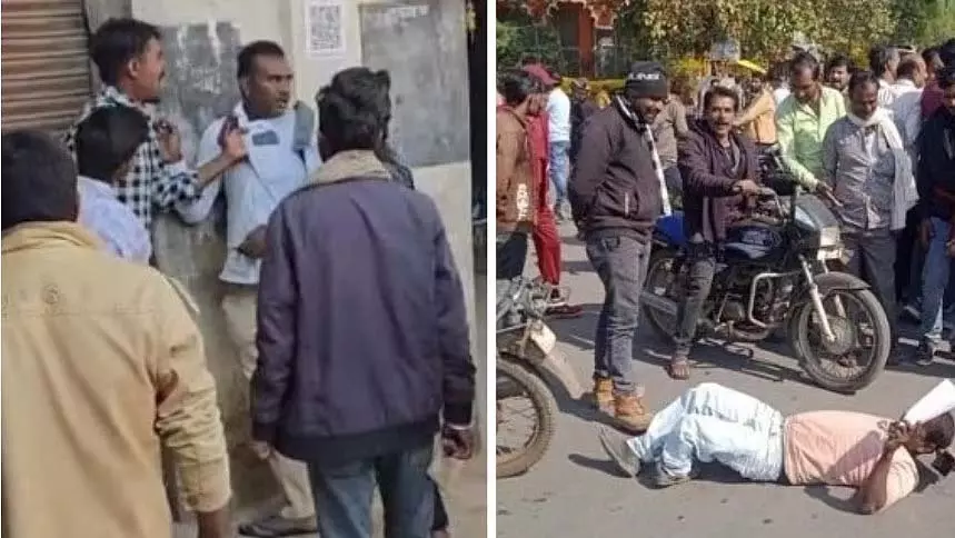 MP : शाजापुर में खाद की कमी से नाराज किसानों ने सड़क जाम की MP : शाजापुर में खाद की कमी से नाराज किसानों ने सड़क जाम की