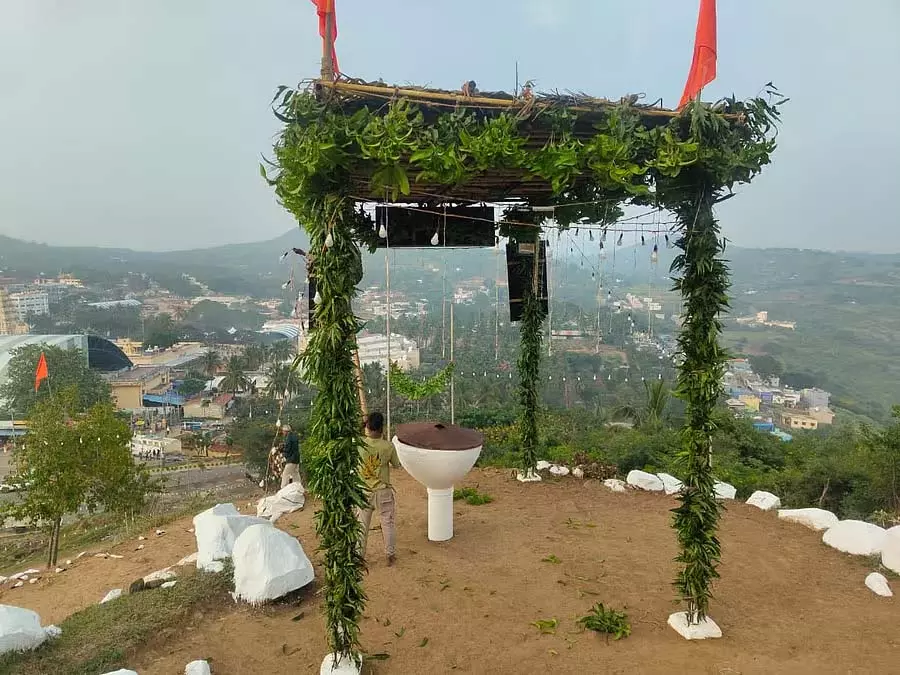 महादेश्वर पहाड़ी: आज मडप्पा के महाज्योति दर्शन महादेश्वर पहाड़ी: आज मडप्पा के महाज्योति दर्शन