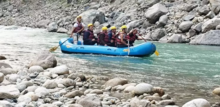 Sikkim : नामप्रिकडांग में रिवर राफ्टिंग स्थल का उद्घाटन Sikkim : नामप्रिकडांग में रिवर राफ्टिंग स्थल का उद्घाटन