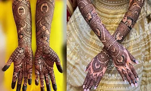 Wedding Special: हाथों को Royal Touch देने के लिए ये Bridal Mehndi Wedding Special: हाथों को Royal Touch देने के लिए ये Bridal Mehndi