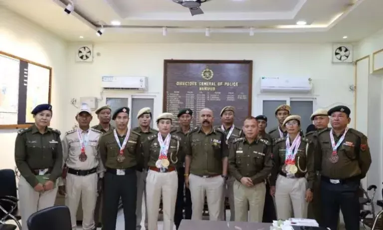 Manipur पुलिस के एथलीटों ने एशियाई मास्टर्स एथलेटिक्स 2025 में 13 पदक जीते Manipur पुलिस के एथलीटों ने एशियाई मास्टर्स एथलेटिक्स 2025 में 13 पदक जीते