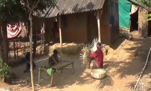 Mayurbhanj में पारंपरिक कारीगर बांस की बुनाई को आजीविका का स्रोत बना रहे