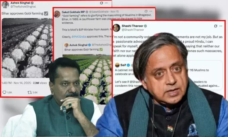 Shashi Tharoor ने असम के मंत्री के गोभी की खेती वाले ट्वीट की निंदा की