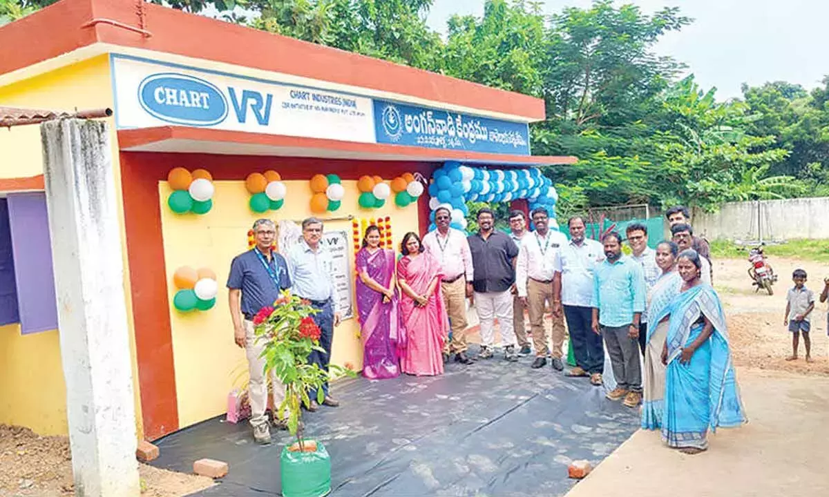Andhra: CSR पहल के तहत नई शिक्षा सुविधाएं
