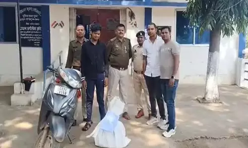 CG: पुरूर पुलिस ने युवक को गांजे के साथ किया गिरफ्तार CG: पुरूर पुलिस ने युवक को गांजे के साथ किया गिरफ्तार