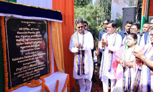 पर्यावरण अनुकूल अगरतला बनाने के लिए वर्षा जल का संरक्षण आवश्यक: त्रिपुरा के CM साहा