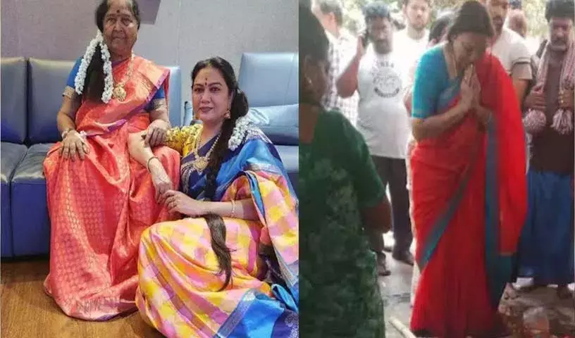 अभिनेत्री Hema की मां का निधन.. खूब रोईं वरिष्ठ अभिनेत्री अभिनेत्री Hema की मां का निधन.. खूब रोईं वरिष्ठ अभिनेत्री