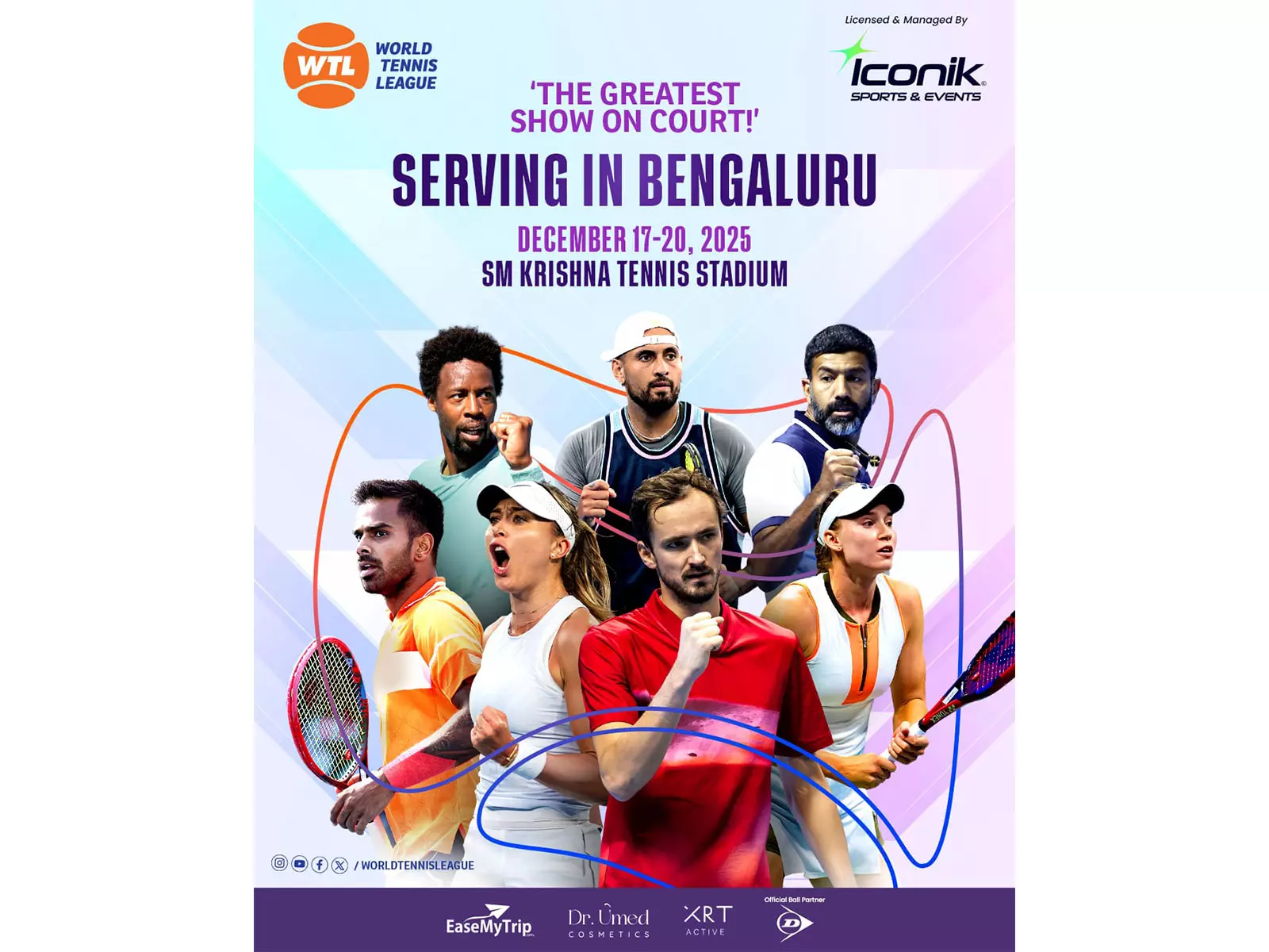विश्व टेनिस लीग दिसंबर में भारत में शुरू होगी, बेंगलुरु में बड़े स्टार्स खेलेंगे विश्व टेनिस लीग दिसंबर में भारत में शुरू होगी, बेंगलुरु में बड़े स्टार्स खेलेंगे