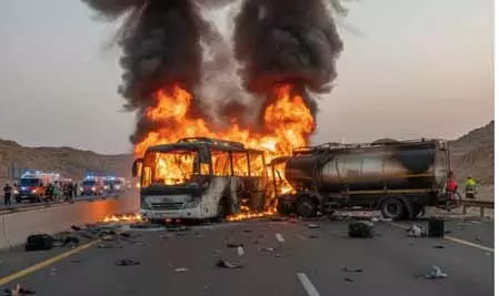 सऊदी हादसे में कर्नाटक के बीदर की 80 वर्षीय महिला की भी मौत, मंत्री ईश्वर बी. खंड्रे ने जताया दुख सऊदी हादसे में कर्नाटक के बीदर की 80 वर्षीय महिला की भी मौत, मंत्री ईश्वर बी. खंड्रे ने जताया दुख