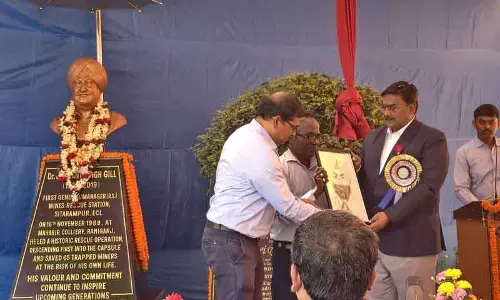 Amritsar पश्चिम बंगाल के माइन रेस्क्यू स्टेशन पर जसवंत गिल की प्रतिमा स्थापित