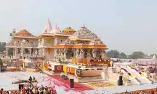 Ayodhya Ram Mandir: राम मंदिर पर फहरेगा धर्म ध्वज Ayodhya Ram Mandir: राम मंदिर पर फहरेगा धर्म ध्वज