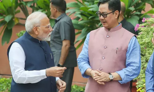 PM Modi ने किरण रिजिजू को जन्मदिन की बधाई दी, संसद सुधारों की सराहना की