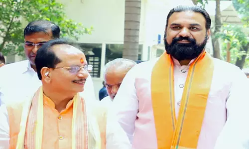 भाजपा विधायक दल की बैठक में सम्राट चौधरी नेता चुने गए, उप नेता के लिए विजय सिन्हा के नाम पर मुहर