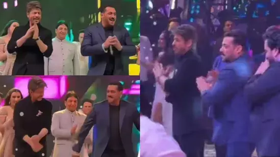 Viral video में शाहरुख खान और सलमान खान ओ ओ जाने जाना पर डांस कर रहे Viral video में शाहरुख खान और सलमान खान ओ ओ जाने जाना पर डांस कर रहे