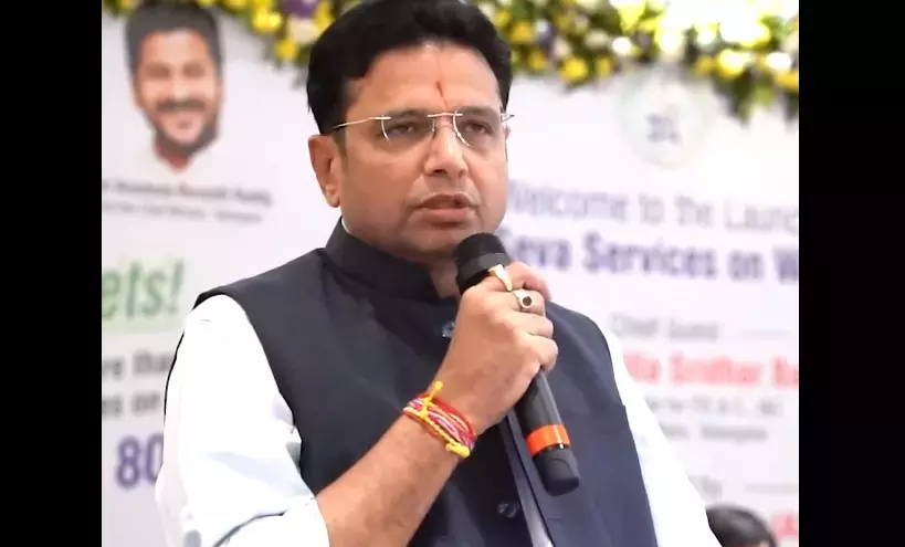 Hyderabad : सरकार ने मंगलवार को मीसेवा सेवाओं के लिए Hyderabad : सरकार ने मंगलवार को मीसेवा सेवाओं के लिए