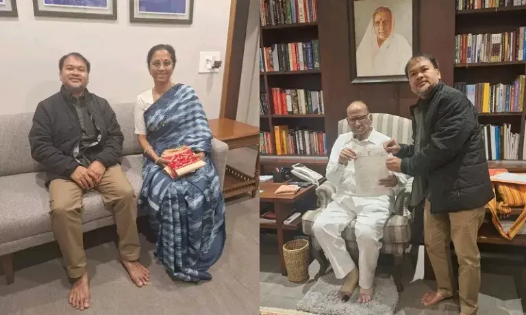 Assam नेता अखिल गोगोई ने शरद पवार से चर्चा में फासीवाद विरोधी लड़ाई का समर्थन मांगा