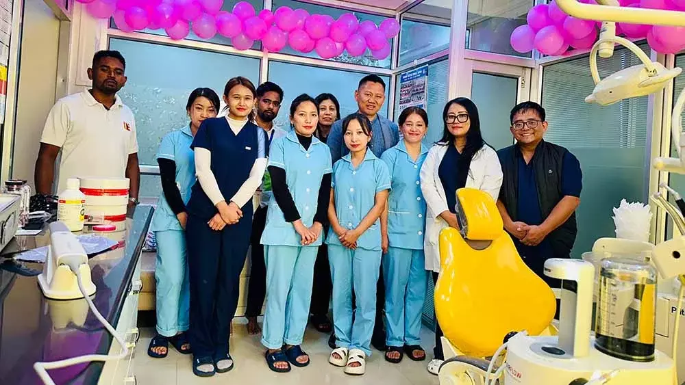 Nagaland क्लोवर डेंटल क्लिनिक ने पहली ईएमएस एयरफ्लो जीबीटी मशीन स्थापित की