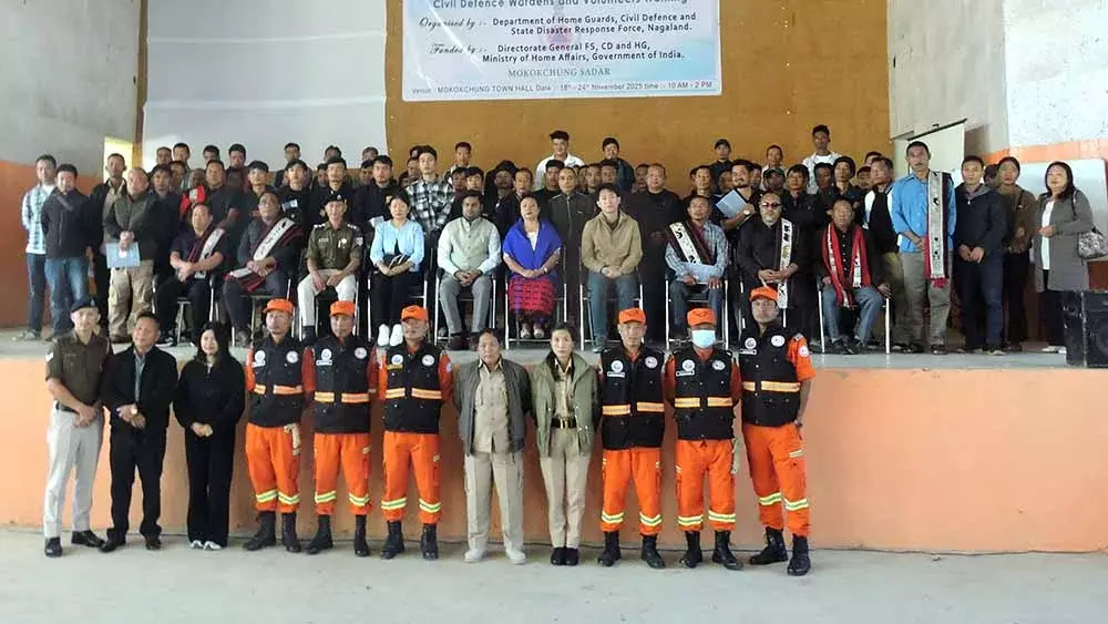 Nagaland सात दिवसीय नागरिक सुरक्षा प्रशिक्षण मोकोकचुंग में शुरू