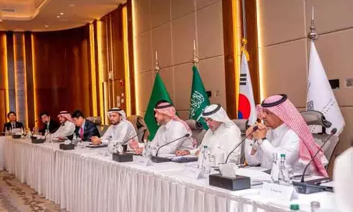 Riyadh में दूसरा कोरिया-जीसीसी सहयोग संगोष्ठी, ऊर्जा और प्रौद्योगिकी पर चर्चा Riyadh में दूसरा कोरिया-जीसीसी सहयोग संगोष्ठी, ऊर्जा और प्रौद्योगिकी पर चर्चा