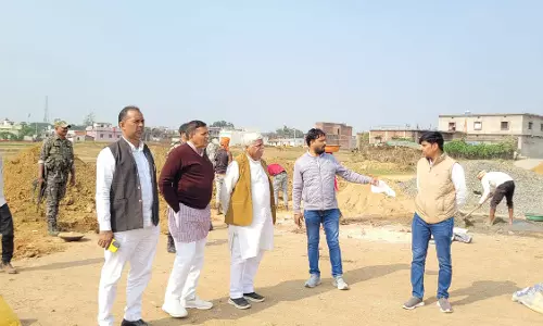 जल्द शुरू होगी हवाई सेवा, MP विष्णु दयाल राम ने निरीक्षण किया