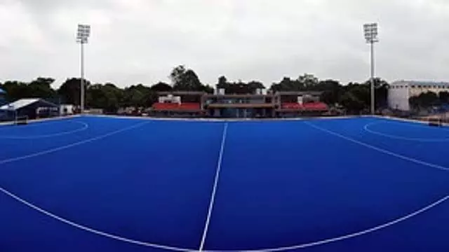 Madurai स्टेडियम जूनियर विश्व कप हॉकी टूर्नामेंट की तैयारी में Madurai स्टेडियम जूनियर विश्व कप हॉकी टूर्नामेंट की तैयारी में