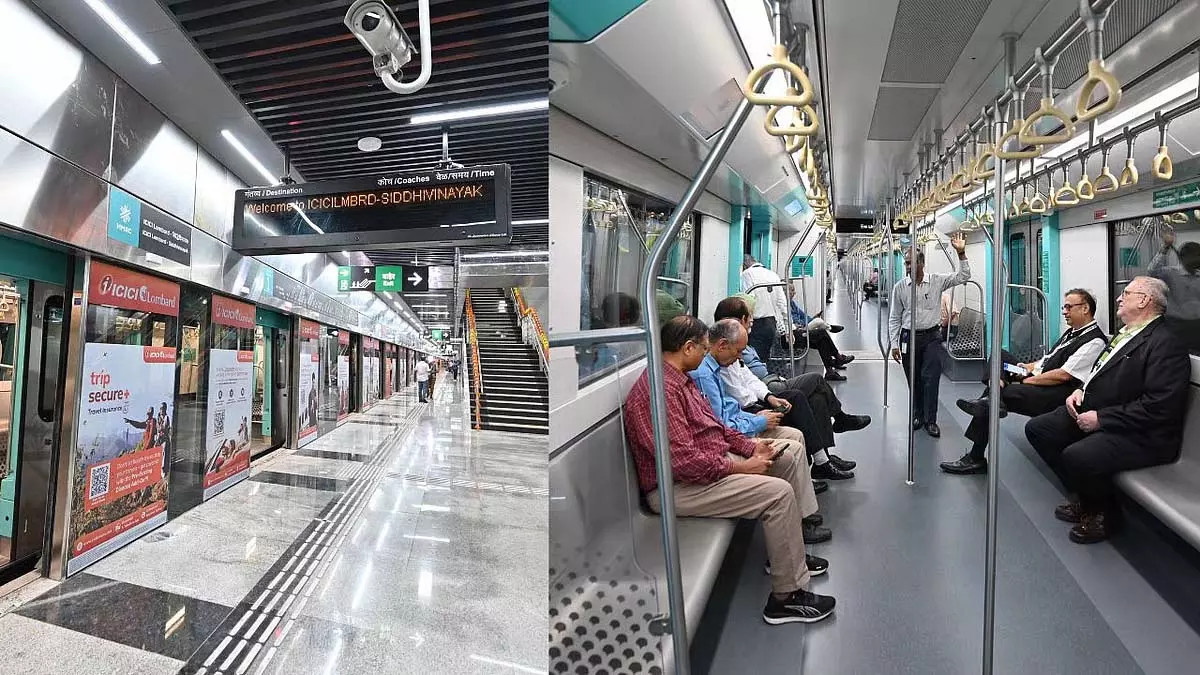 Mumbai : मेट्रो लाइन 3 पर 23 नवंबर से दिव्यांग यात्रियों को किराए में 25% की छूट मिलेगी Mumbai : मेट्रो लाइन 3 पर 23 नवंबर से दिव्यांग यात्रियों को किराए में 25% की छूट मिलेगी