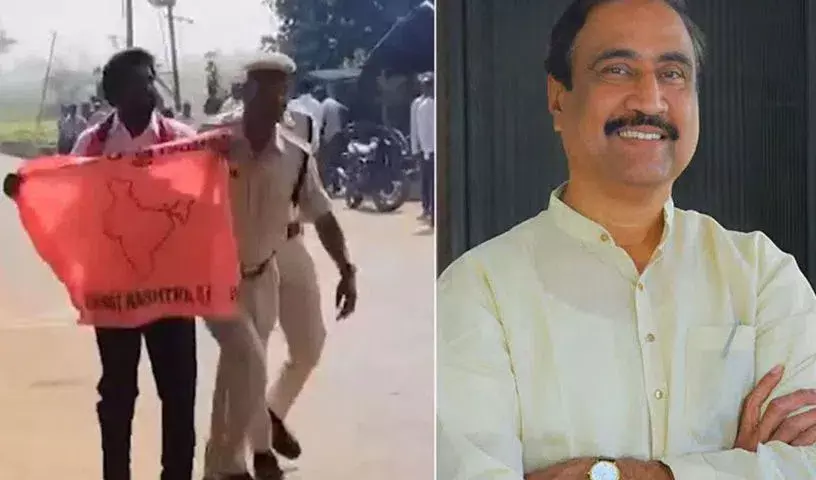 BRS कार्यकर्ता ने सार्वजनिक रूप से दुपट्टा पहनने के मामले में जगतियाल विधायक की वफादारी पर सवाल उठाया