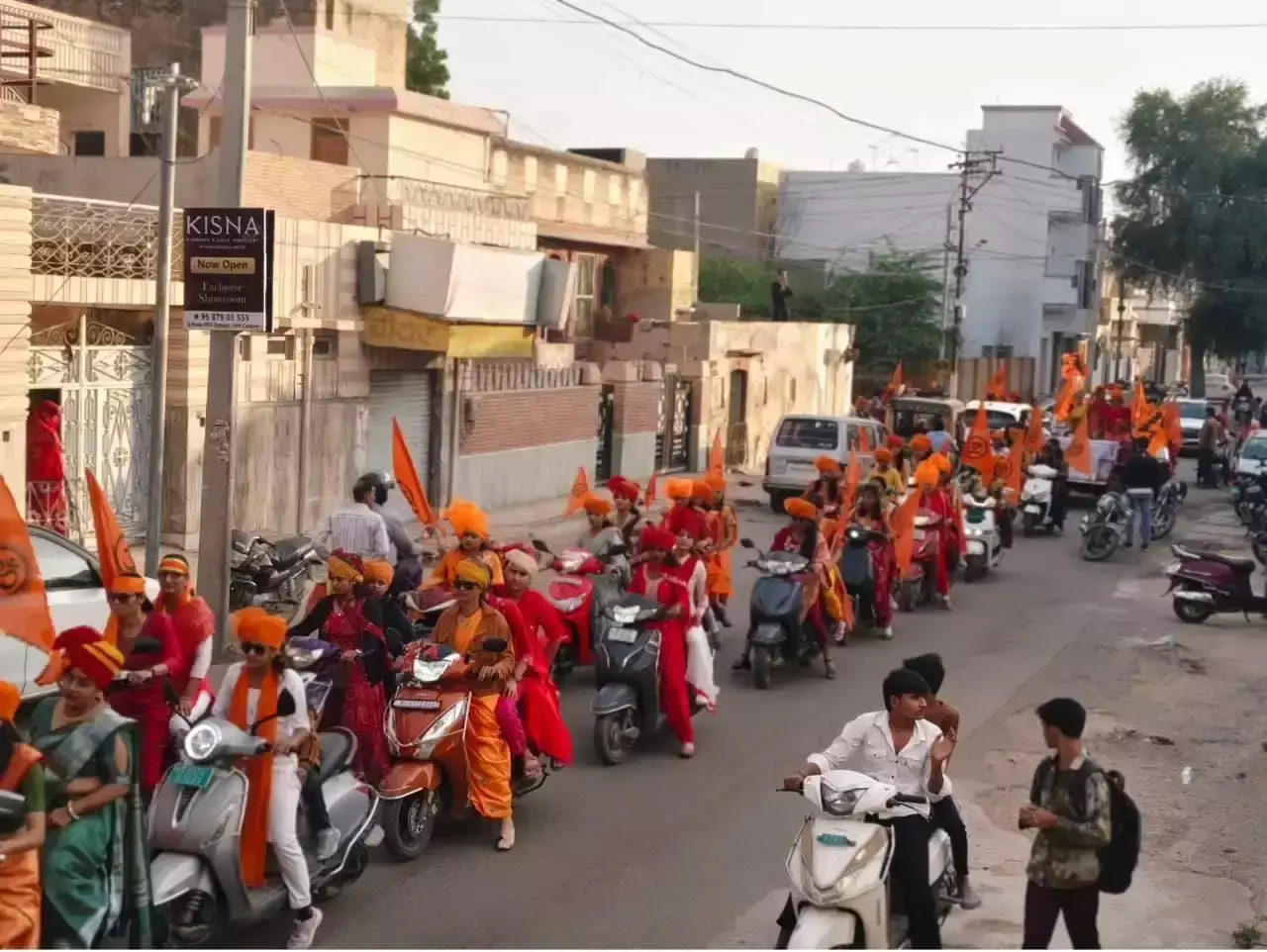 Bikaner: झांसी की रानी के जयकारों संग शौर्य यात्रा का समापन