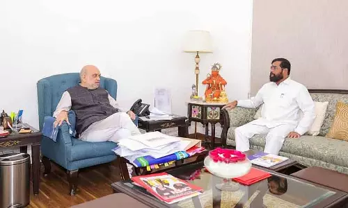 Eknath Shinde ने नई दिल्ली में अमित शाह से मुलाकात की