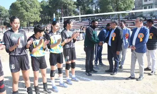 HPU इंटर कॉलेज महिला वॉलीबॉल टूर्नामेंट पालमपुर में शुरू HPU इंटर कॉलेज महिला वॉलीबॉल टूर्नामेंट पालमपुर में शुरू