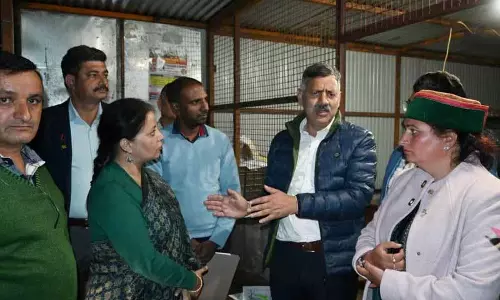Dharmani ने हरियाणा बॉर्डर के पास सैटेलाइट टाउनशिप के लिए पच्छाद गांवों का सर्वे किया Dharmani ने हरियाणा बॉर्डर के पास सैटेलाइट टाउनशिप के लिए पच्छाद गांवों का सर्वे किया