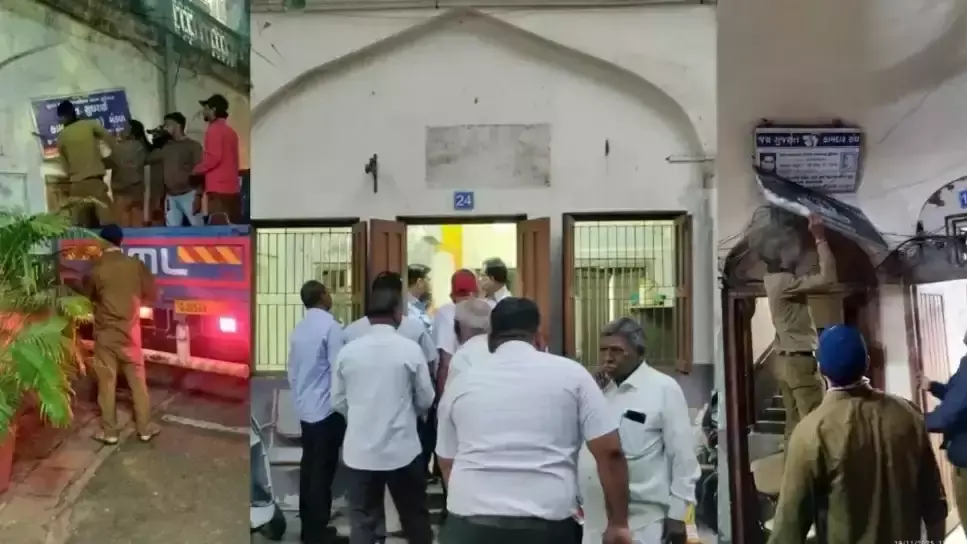 Surat: सूरत मनपा मुख्यालय में अवैध कब्जों पर कड़ी कार्रवाई