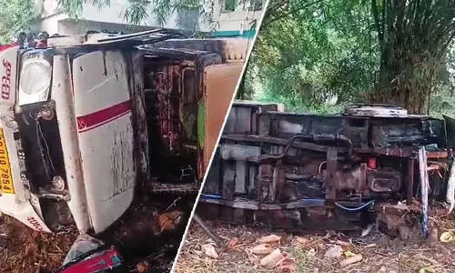 Bhadrak में पिकअप वैन पलटने से 12 मवेशियों की मौत