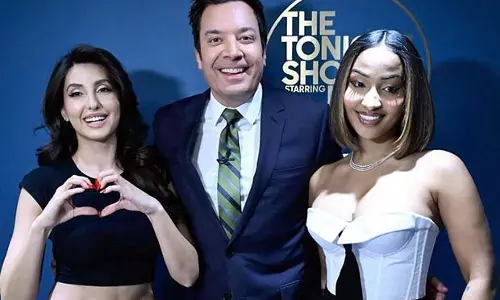 नोरा फतेही ने The Tonight Show with Shenseea से यूएस टीवी पर डेब्यू किया