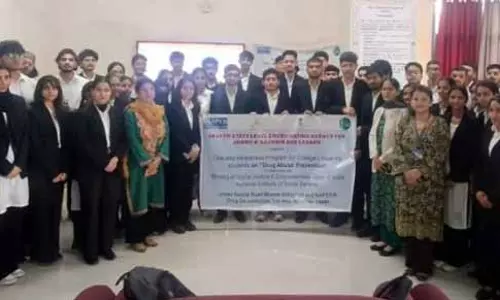 JU Law School ने ड्रग्स के गलत इस्तेमाल पर जागरूकता वर्कशॉप का आयोजन किया