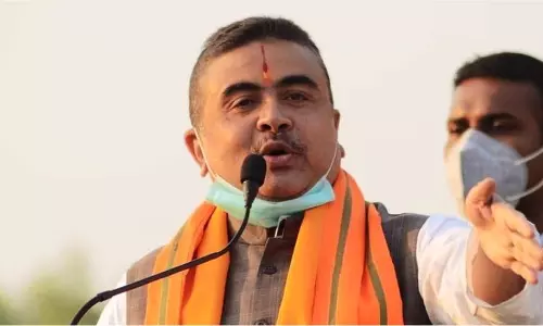 Kolkata: नीतीश कुमार के शपथ ग्रहण पर शुभेंदु अधिकारी ने दी शुभकामनाएं Kolkata: नीतीश कुमार के शपथ ग्रहण पर शुभेंदु अधिकारी ने दी शुभकामनाएं