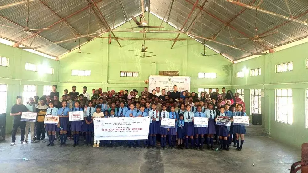 Nagaland में चुमौकेदिमा और तुएनसांग में बाल अधिकार सप्ताह मनाया गया
